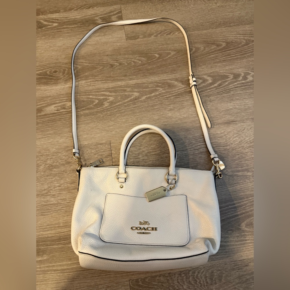 Coach Cream Leather purse